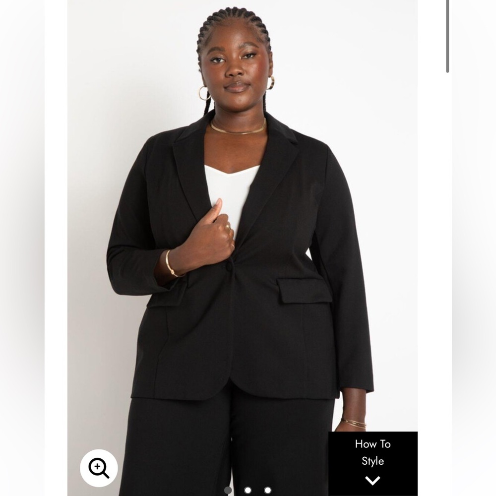 The Ultimate Stretch One Button Work Blazer